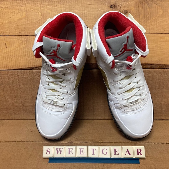 Jordan 5 Fusion 'Varsity Red - Black / White' Air Force 1 - Picture 6 of 16